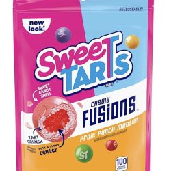 SweeTARTS Chewy Fusions Candy, Fruit Punch Medley, Sweet and Tart
